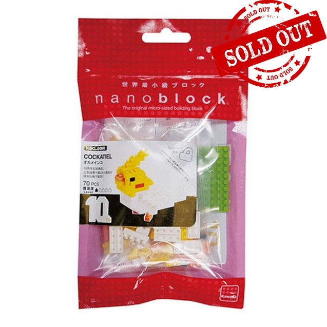 *NBC-009R nanoblock 雞尾鸚鵡 COCKATIEL - 十週年版本