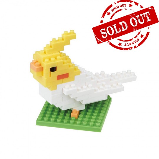 *NBC-009R nanoblock 雞尾鸚鵡 COCKATIEL - 十週年版本