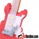 *NBC-171 紅色電子結他 ELECTRIC GUITER RED nanoblock