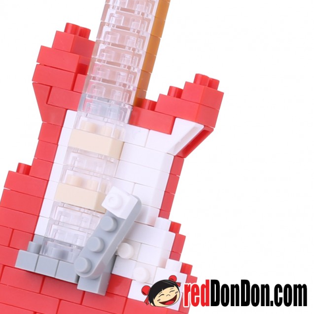 *NBC-171 紅色電子結他 ELECTRIC GUITER RED nanoblock
