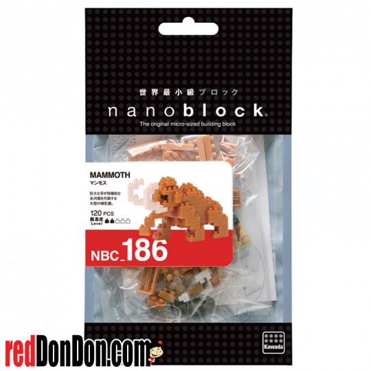 *NBC-186 長毛象 MAMMOTH nanoblock