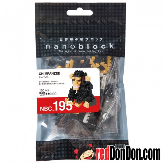 *NBC-195 黑猩猩 CHIMPANZEE nanoblock