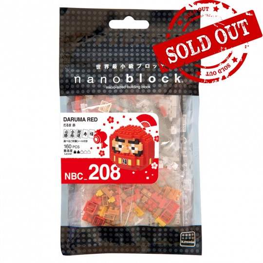 NBC-208 吉祥達摩(紅色) DARUMA RED nanoblock