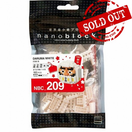 NBC-209 nanoblock DARUMA WHITE 開運達摩(白色)