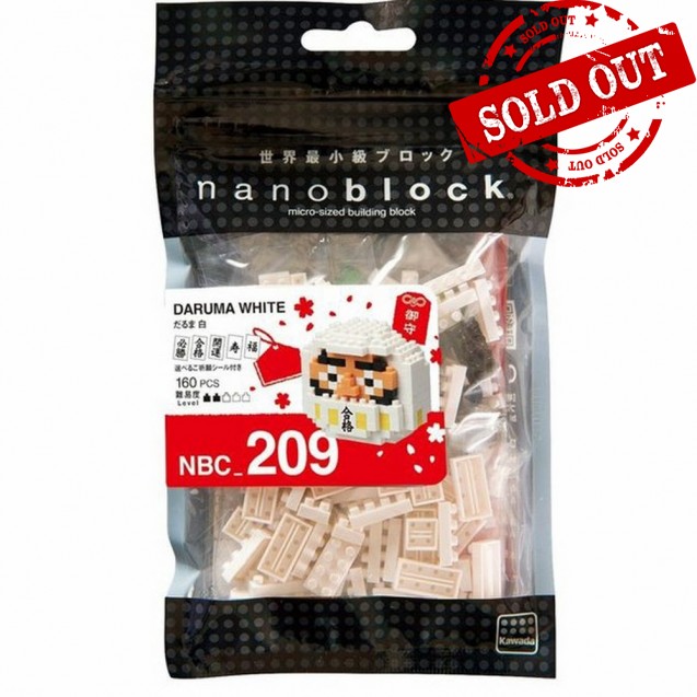 NBC-209 nanoblock DARUMA WHITE 開運達摩(白色)