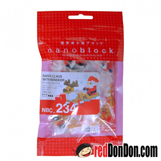 NBC-234 聖誕老人與麋鹿 SANTA WITH REINDEER nanoblock