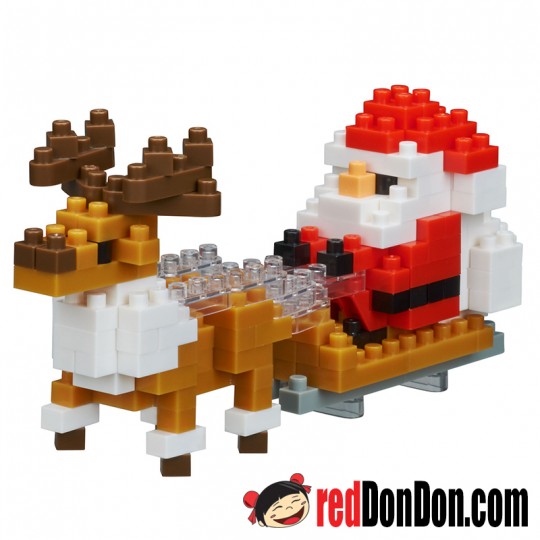 NBC-234 聖誕老人與麋鹿 SANTA WITH REINDEER nanoblock