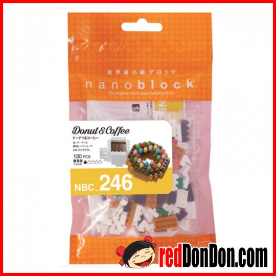 NBC-246 nanoblock DONUT & COFFEE 冬甩與咖啡
