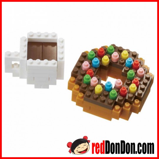 NBC-246 nanoblock DONUT & COFFEE 冬甩與咖啡