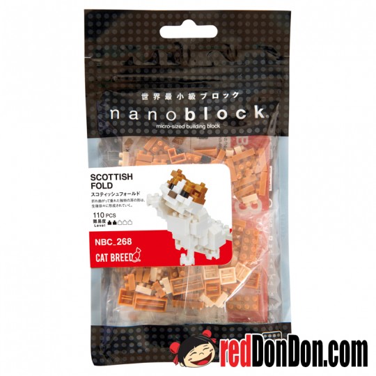 *NBC-268 蘇格蘭摺耳貓 SCOTTISH FOLD nanoblock