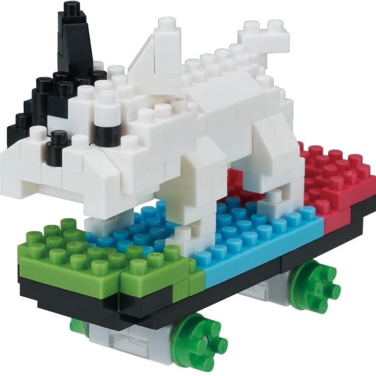 NBC-270 nanoblock SKATEBOARD DOG