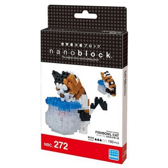 NBC-272 nanoblock FISHBOWL CAT