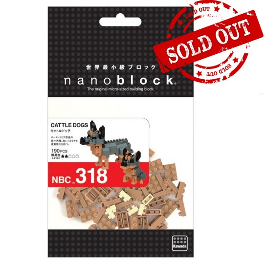 NBC-318 nanoblock AUSTRALIAN CATTLE DOGS 澳洲牧牛犬
