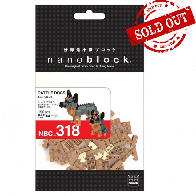NBC-318 nanoblock AUSTRALIAN CATTLE DOGS 澳洲牧牛犬