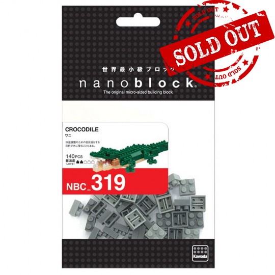 NBC-319 nanoblock CROCODILE 鱷魚