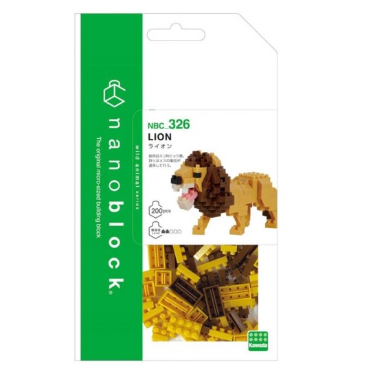 NBC-326 nanoblock 獅子LION