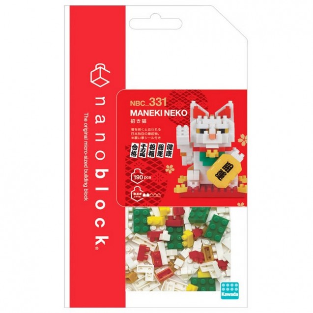 NBC-331 nanoblock 招財開運貓 MANEKI NEKO