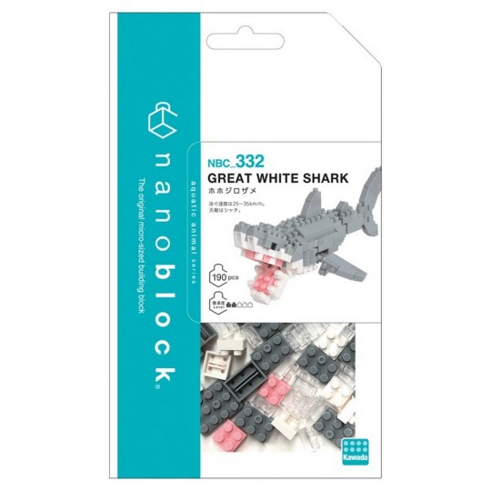 NBC-332 nanoblock GREAT WHITE SHARK 大白鯊