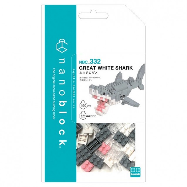 NBC-332 nanoblock GREAT WHITE SHARK 大白鯊