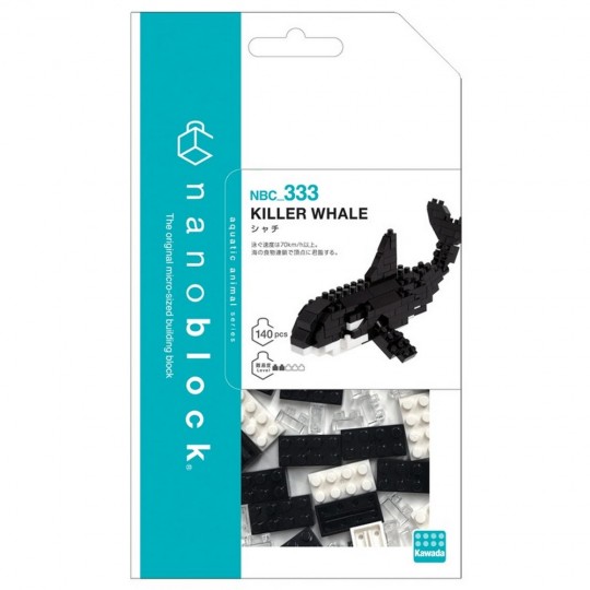 NBC-333 nanoblock KILLER WHALE 殺手鯨