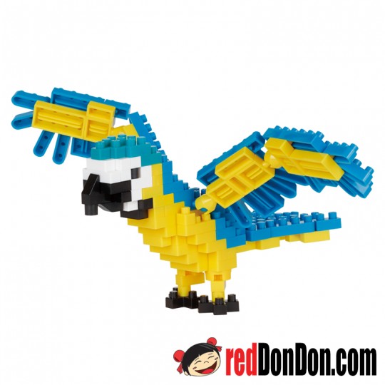 NBC-343 BLUE-AND-YELLOW MACAW 金剛鸚鵡 nanoblock 