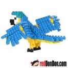 NBC-343 BLUE-AND-YELLOW MACAW 金剛鸚鵡 nanoblock 