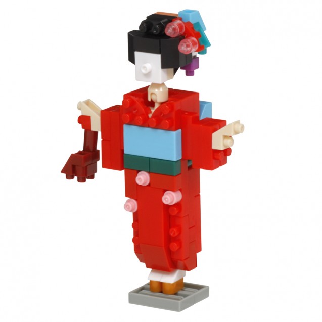 NBC-358 日本和服女 KIMONO GIRL nanoblock