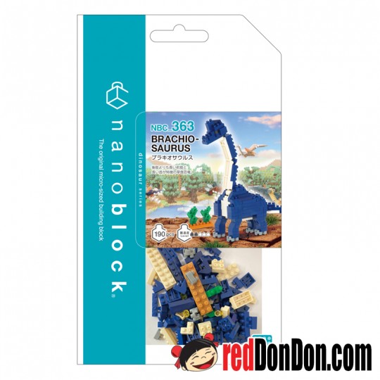 NBC-363 BRACHIOSAURUS 草食性腕龍 nanoblock