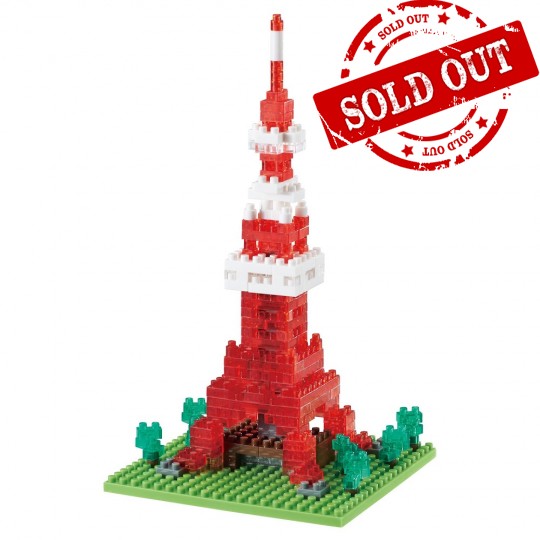 NBH-001R nanoblock 10TH ANNIVERSARY TOKYO TOWER CLEAR VERSION 日本東京鐵塔10週年版