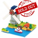 NBH-043 nanoblock 荷蘭風車群 WINDMILL