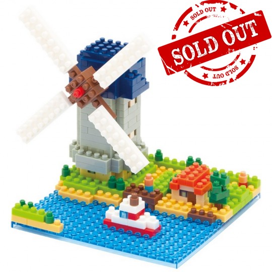 NBH-043 nanoblock 荷蘭風車群 WINDMILL