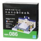 NBH-086 nanoblock 羅浮宮 MUSEE DU LOUVRE