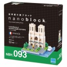 NBH-093 nanoblock CATHEDRALE NOTRE-DAME DE PARIS 巴黎·聖母院