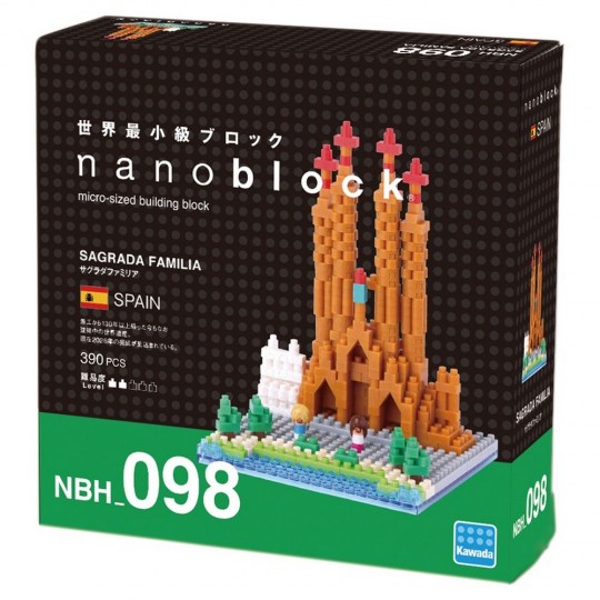 NBH-098 nanoblock SAGRADA FAMILIA -西班牙·聖家教堂 (別注紀念版)