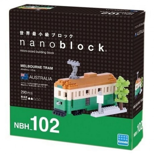 NBH-102 nanoblock MELBOURNE TRAM 墨爾本輕鐵