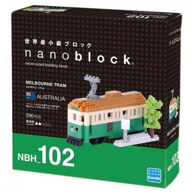 NBH-102 nanoblock MELBOURNE TRAM 墨爾本輕鐵