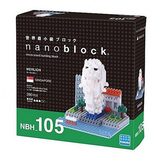 NBH-105 nanoblock MERLION 新加坡魚尾獅