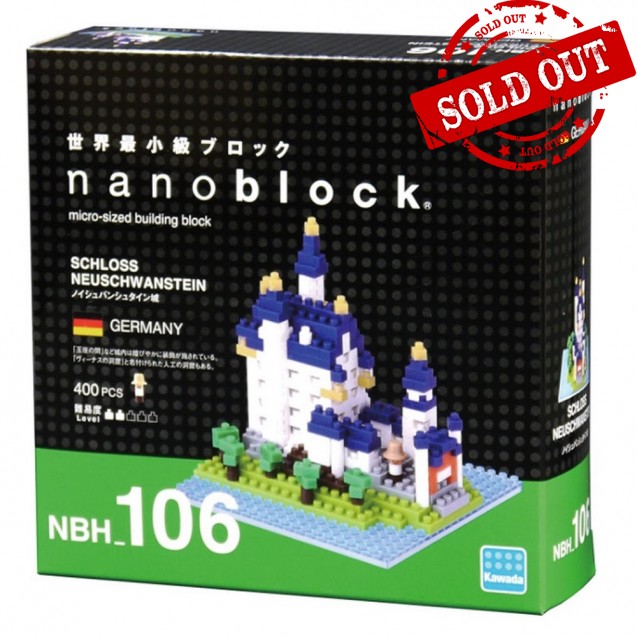NBH-106 nanoblock 德國新天鵝堡 SCHLOSS NEUSCHWANSTEIN