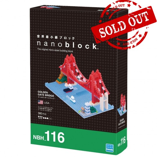 NBH-116 nanoblock 美國三藩市金門大橋 GOLDEN GATE BRIDGE