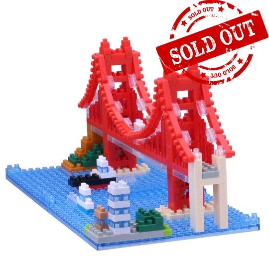 NBH-116 nanoblock 美國三藩市金門大橋 GOLDEN GATE BRIDGE