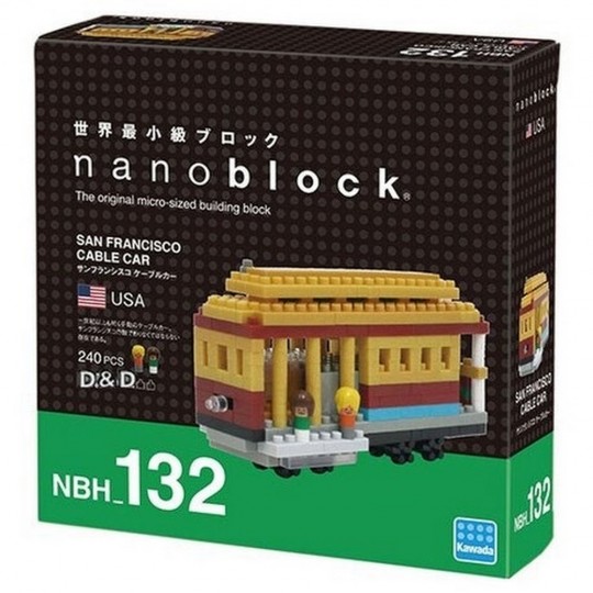 NBH-132 nanoblock SAN FRANCISCO CABLE CAR 舊金山 (三藩市) 纜車