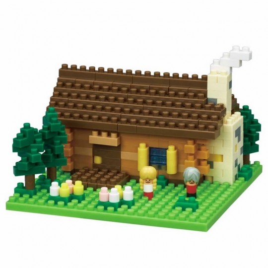 NBH-151 nanoblock SWISS LOG CABIN 瑞士小屋