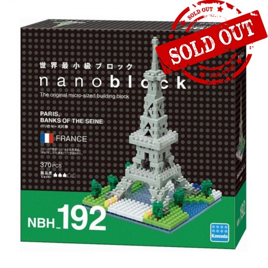 NBH-192 nanoblock PARIS, BANKS OF THE SEINE 巴黎