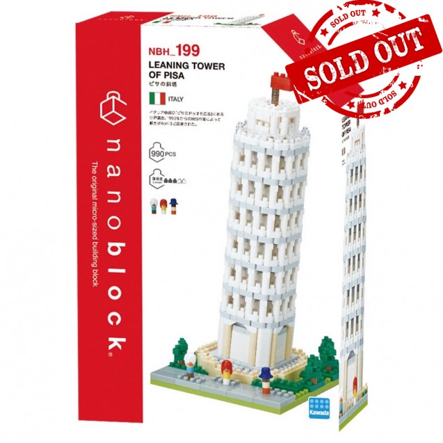 NBH-199 nanoblock 意大利比薩斜塔 LEANING TOWER OF PISA