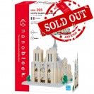 NBH-205 nanoblock 法國‧巴黎聖母院 NOTRE DAME CATHEDRAL