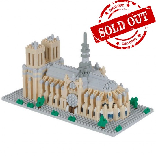 NBH-205 nanoblock 法國‧巴黎聖母院 NOTRE DAME CATHEDRAL