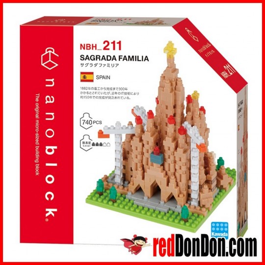 NBH-211 nanoblock SAGRADA FAMILIA 西班牙巴塞隆納‧聖家堂