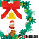 NBH-220 CHRISTMAS WREATH 聖誕花環 nanoblock