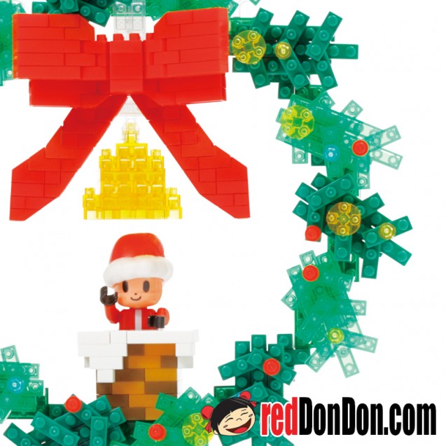 NBH-220 CHRISTMAS WREATH 聖誕花環 nanoblock