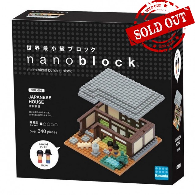 NBI-001 nanoblock 日本傳統屋 TRANDITIONAL JAPANESE HOUSE